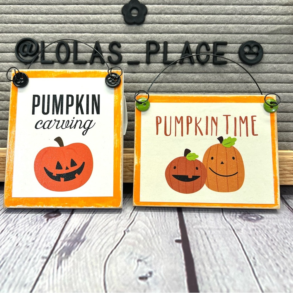 Halloween 🎃 Signs (Set o2) Decor-NEW-Hand Crafted